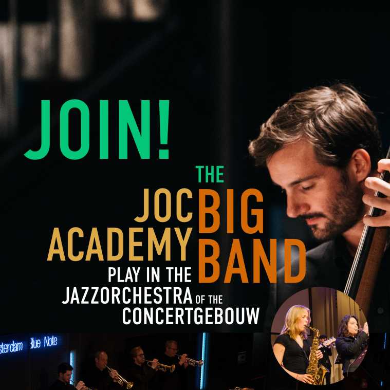 Inschrijving JOC Bigband Academy geopend!